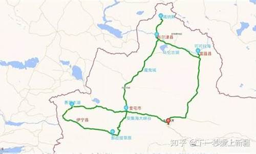 新疆自驾游最合理的路线_新疆自驾游最合理的路线图